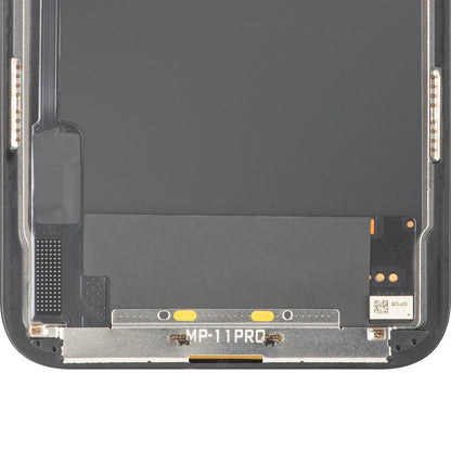Ecrã com Touchscreen MP compatível com Apple iPhone 11 Pro, com Moldura, Versão OLED FHD IC Movable, Preto