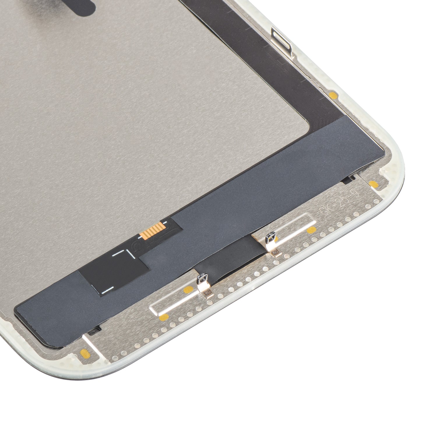 Ecrã com Touchscreen MP compatível com Apple iPhone 16 Pro Max, com Moldura, Versão OLED FHD IC Movable, Preto, Swap