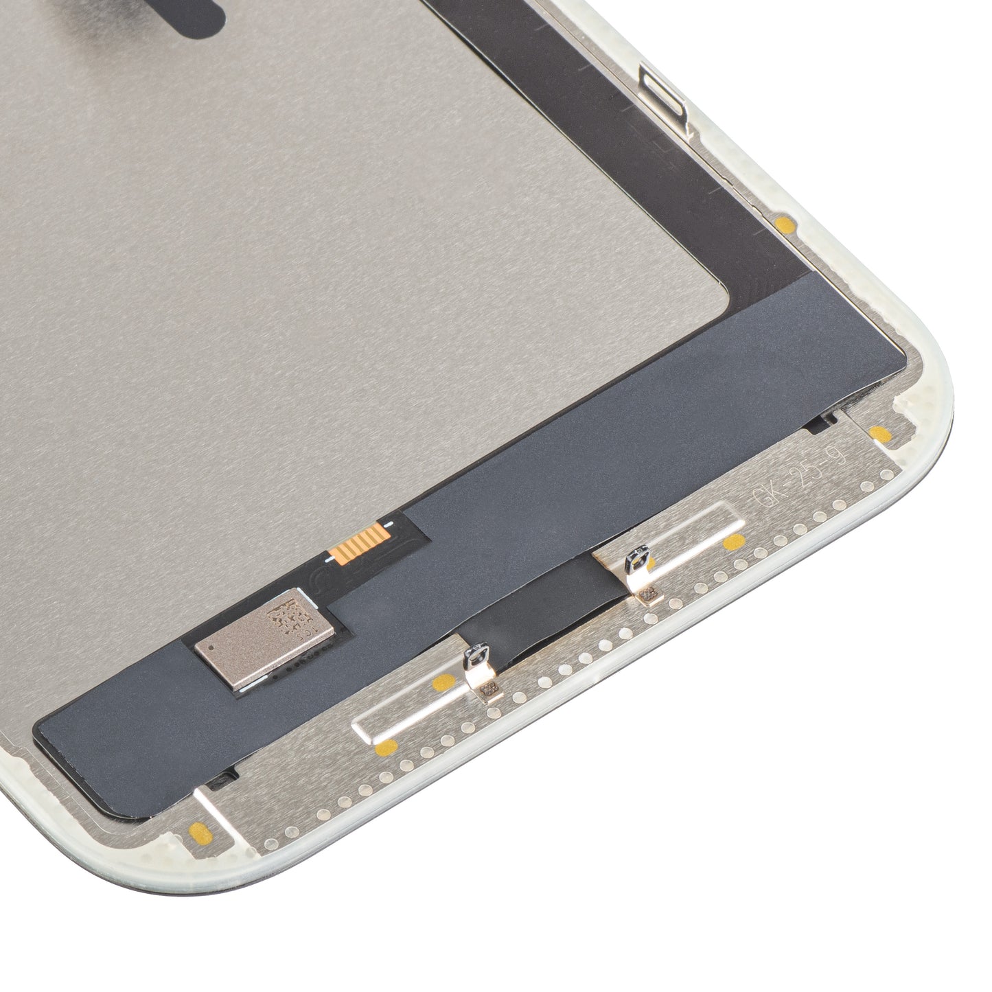 Ecrã com Touchscreen MP compatível com Apple iPhone 16 Pro Max, com Moldura, Versão OLED FHD IC Movable, Preto, Swap