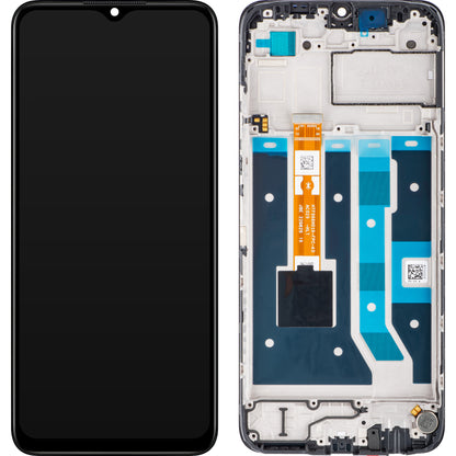 Ecrã tátil Oppo A17, com moldura, preto, Service Pack 4130358