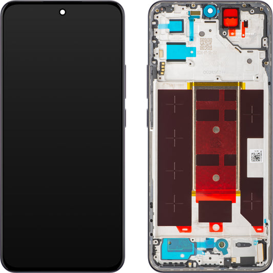 Display com Touchscreen Oppo Reno12 Pro, com Moldura, Preto (Space Brown), Service Pack 621029000216