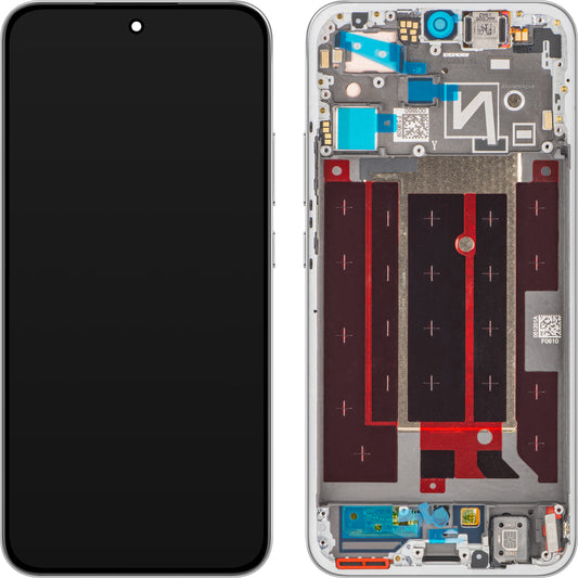 Display com Touchscreen Oppo Reno14, com Moldura, Branco (Brilliant White), Service Pack 621029000603