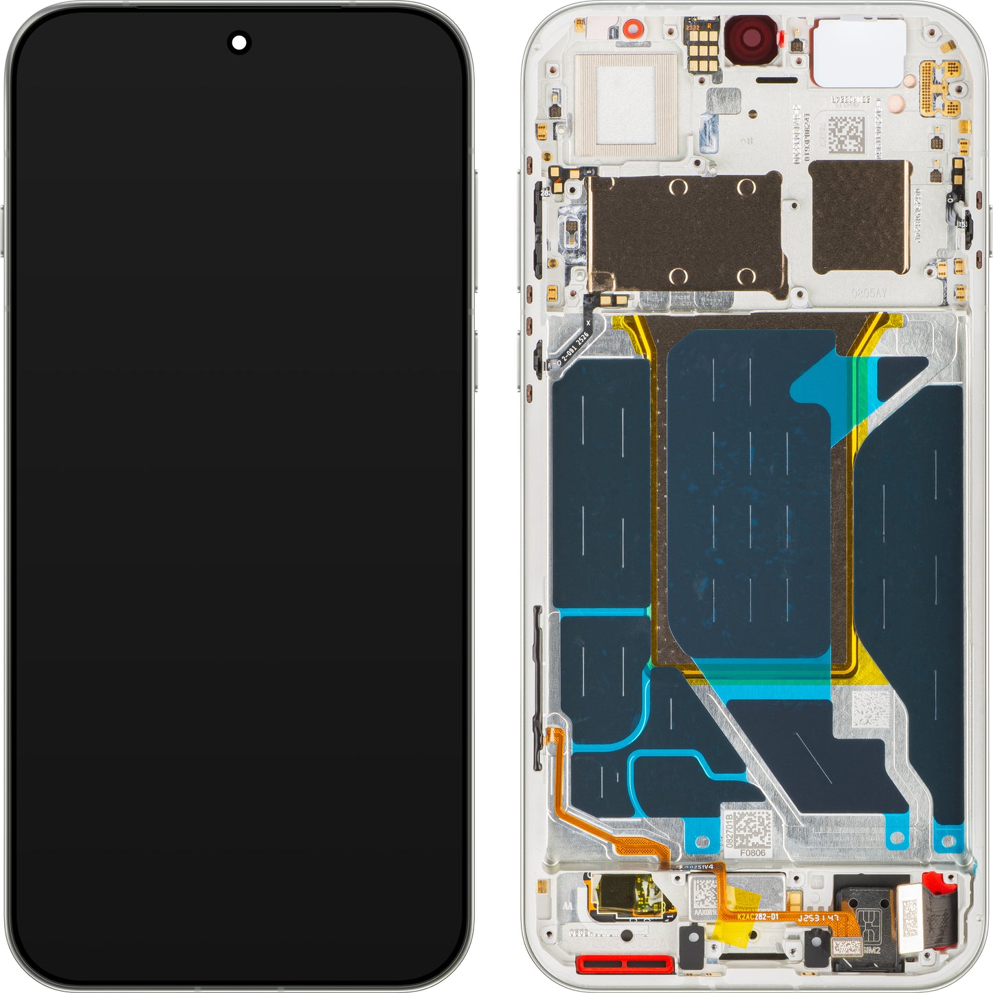 Display com Touchscreen Oppo Find X9 Pro, com Moldura, Branco (Silk White), Service Pack 621029000721