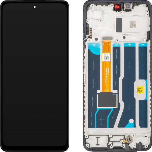 Display com Touchscreen Oppo A5 5G, com Moldura, Preto, Service Pack 621029000578