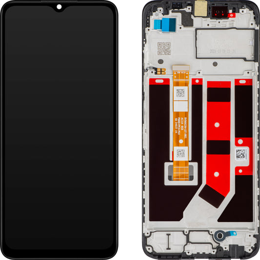 Ecrã com Touchscreen Oppo A18 / A38, com Moldura, Preto, Recondicionado 621029000099