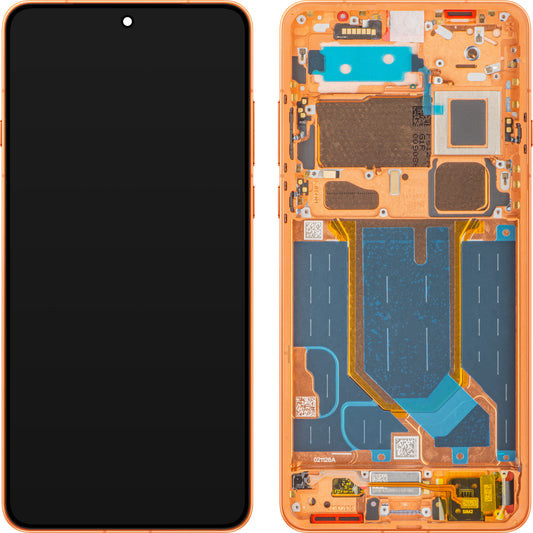 Ecrã com Touchscreen Oppo Find X9 Ultra, com Moldura, Laranja (Canyon Orange), Service Pack 621029000921