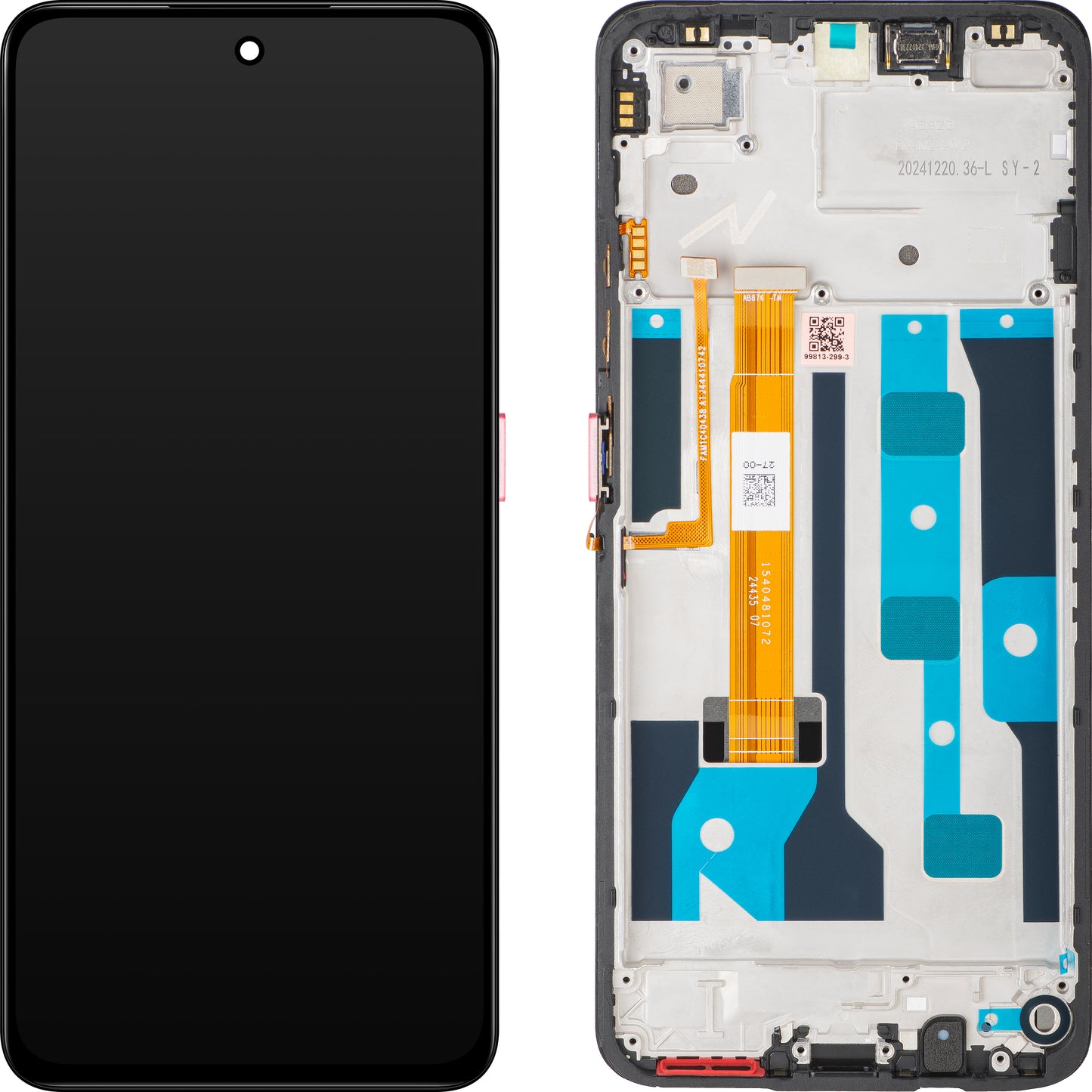Display com Touchscreen Realme C75, com Moldura, Vermelho, Service Pack 621029000457