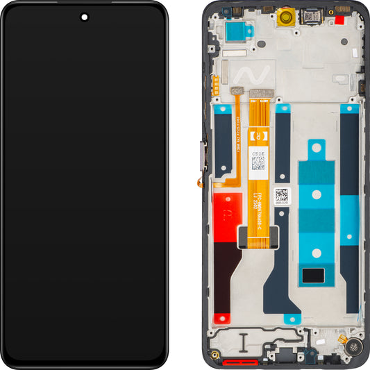 Display com Touchscreen Realme C75 5G, com Moldura, Preto, Service Pack 621029000535
