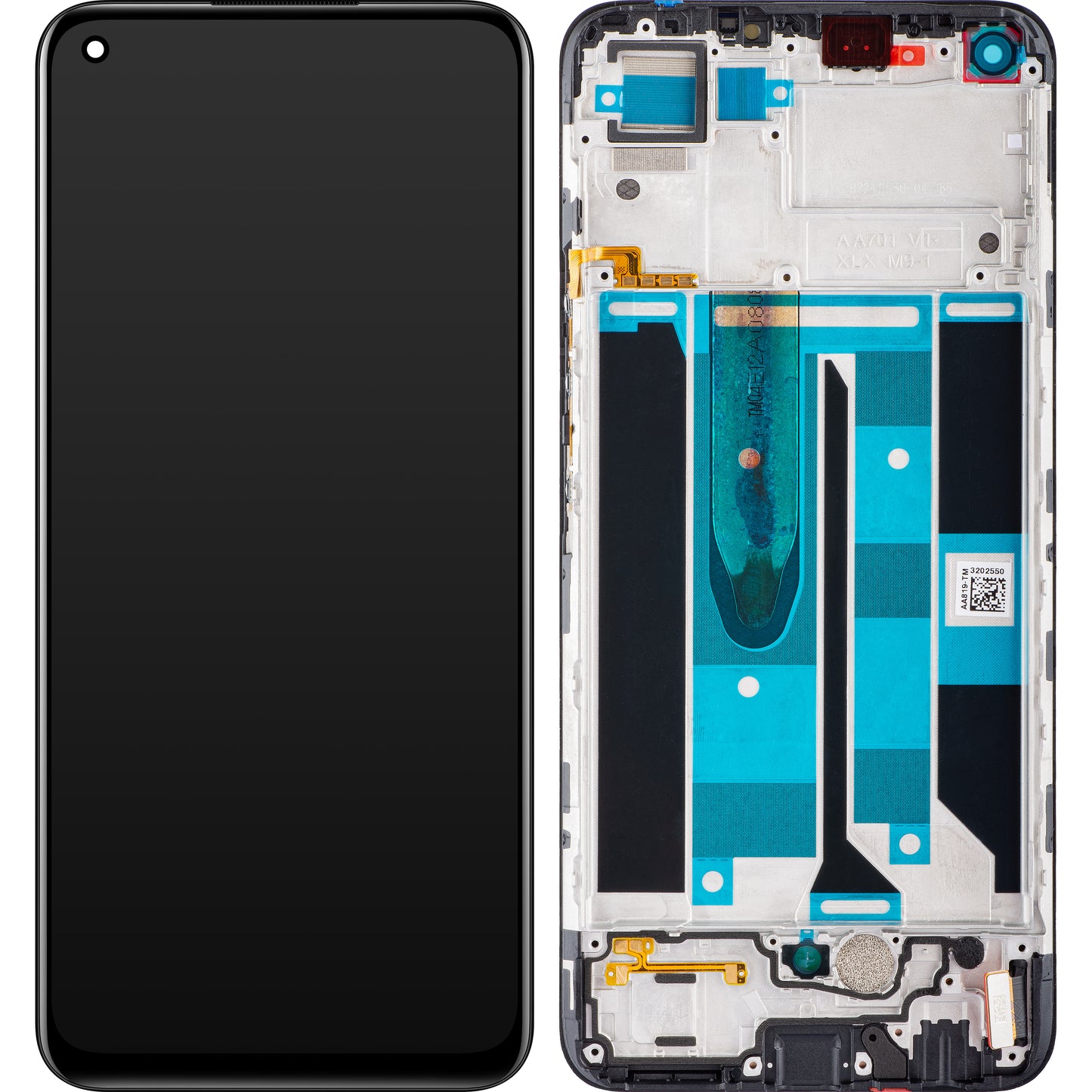 Ecrã com ecrã tátil Realme 8, com moldura, preto, Swap 4906919