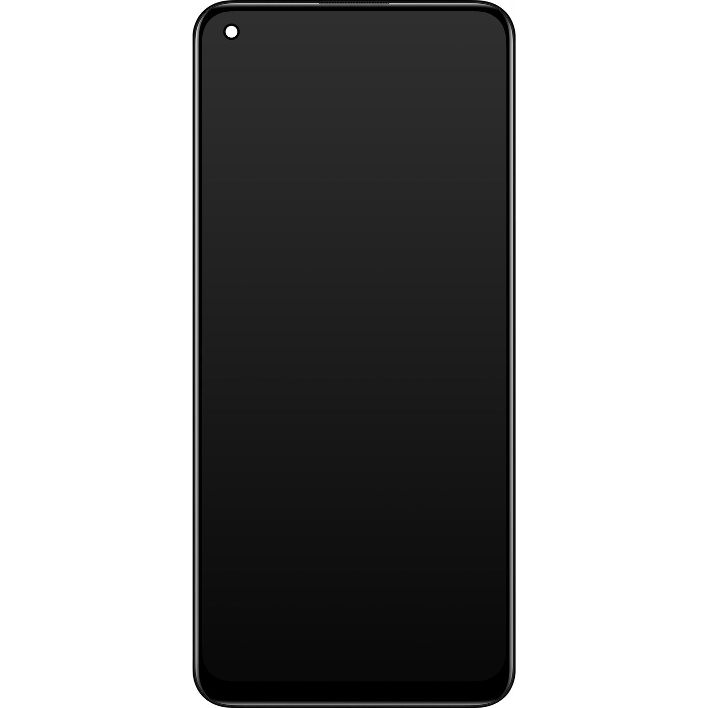 Realme 8 Pro Ecrã tátil Realme 8 Pro, com moldura, preto, Service Pack 4130052