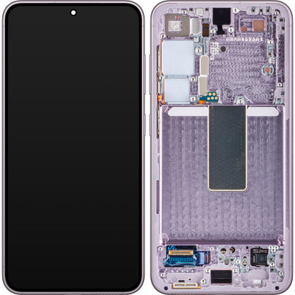 Samsung Galaxy S23 S911 Ecrã tátil com moldura, rosa (lavanda), Service Pack GH82-30480D