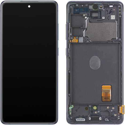 Ecrã com Touchscreen Samsung Galaxy S20 FE 5G G781, com Moldura, Azul Marinho, Swap GH82-24214A