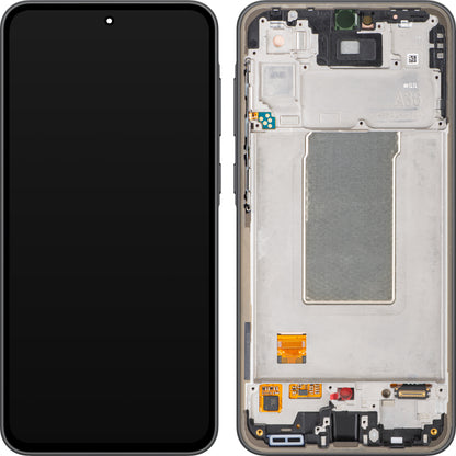 Display com Touchscreen Samsung Galaxy A36 A366, com Moldura, Preto, Service Pack GH82-36841A