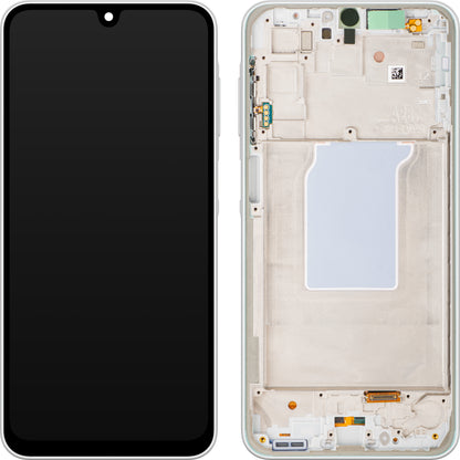 Samsung Galaxy A26 A266 Display with Touchscreen, Frame, White, Service Pack GH82-37049B