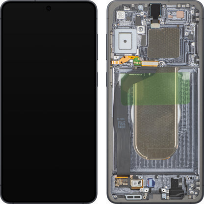 Display com Touchscreen Samsung Galaxy S25 Edge S937, com Moldura, Preto (Titanium Jetblack), Service Pack GH82-37224C