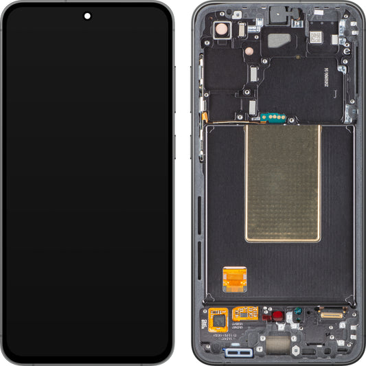 Samsung Galaxy S24 FE S721 Ecrã tátil Samsung Galaxy S24 FE S721, com moldura, preto (grafite), Service Pack GH82-35848A 
