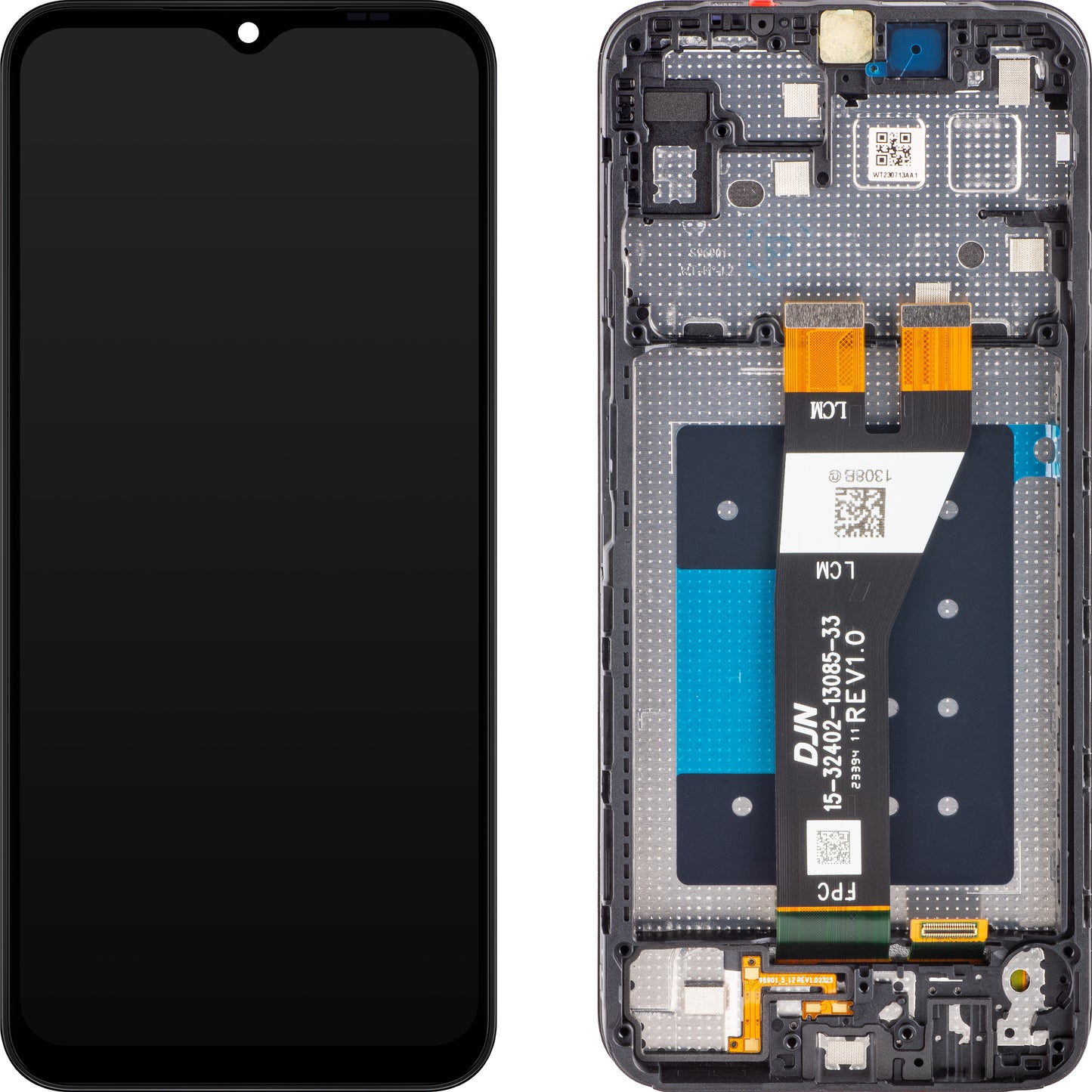 Ecrã com Touchscreen Samsung Galaxy A14 5G A146, com Moldura, Versão Europa, Preto, Recondicionado GH81-23315A