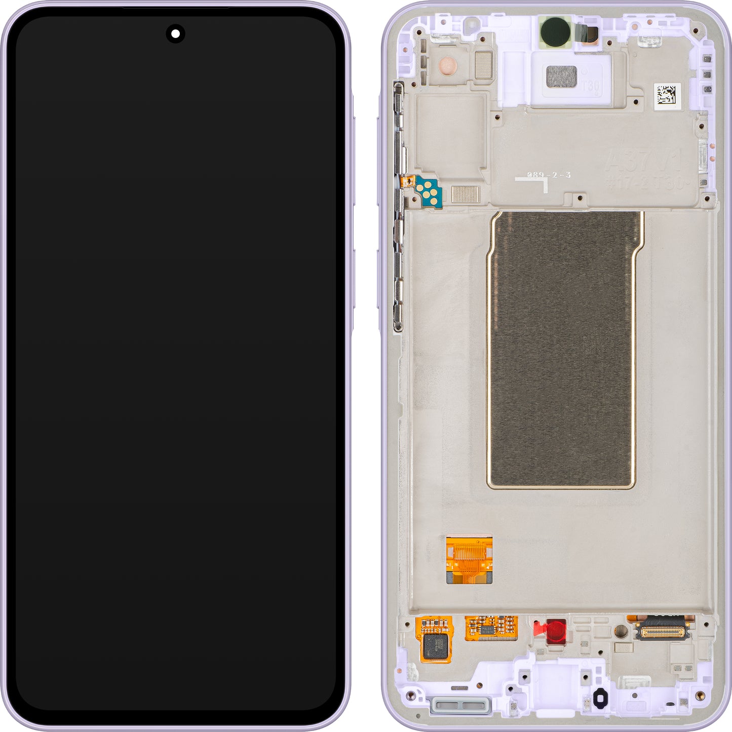 Ecrã com Touchscreen Samsung Galaxy A37 5G, com Moldura, Roxo (Violeta Claro), Service Pack GH82-39232D