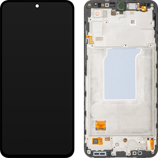 Ecrã com Touchscreen Samsung Galaxy A27 5G, com Moldura, Preto, Service Pack GH82-39944A