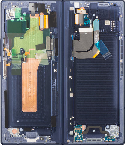 Ecrã com Touchscreen Samsung Galaxy Z Fold6 F956, com Moldura, Sub Inner, Azul Marinho (Navy), Service Pack GH82-35042C