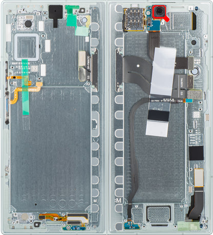 Ecrã com Touchscreen Samsung Galaxy Z Fold7 F966, com Moldura, Sub Inner, Verde (Mint), Service Pack GH82-37548D