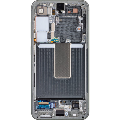 Ecrã tátil Samsung Galaxy S23 S911, com moldura, verde, Service Pack GH82-30480C