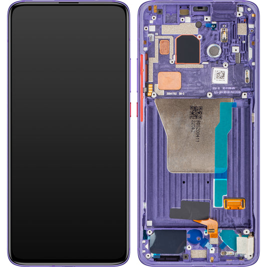 Ecrã tátil Xiaomi Poco F2 Pro, com moldura, roxo (roxo elétrico), Service Pack 56000F0J1100 