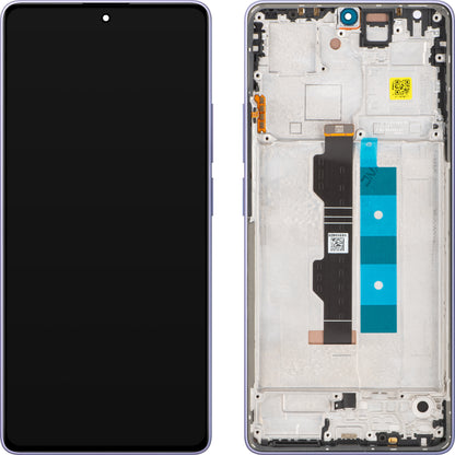 Display com Touchscreen Xiaomi Redmi Note 14S, com Moldura, Violeta (Aurora Purple), Service Pack 56000200N6R00