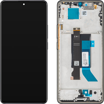 Display com Touchscreen Xiaomi Redmi Note 14 Pro 5G, com Moldura, Preto (Midnight Black), Service Pack 56002300O1600
