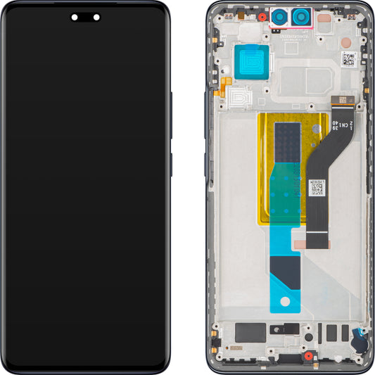 Ecrã com Touchscreen Xiaomi 13 Lite, com Moldura, Preto, Service Pack 5600030L9S00