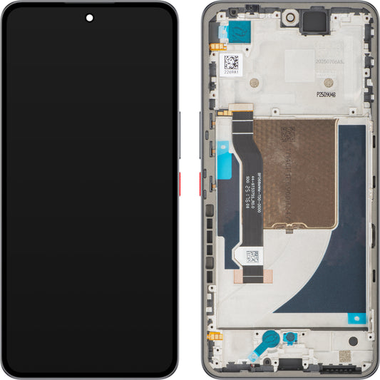 Ecrã com Touchscreen ZTE nubia Neo 3 GT, com Moldura, Preto, Service Pack 123448601195