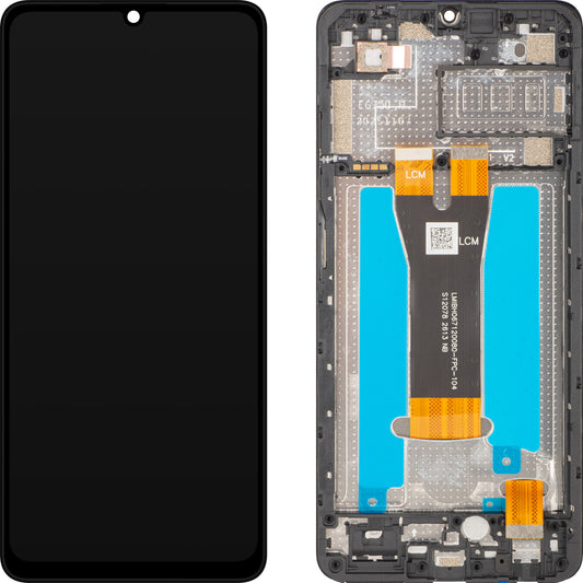 Ecrã com Touchscreen ZTE Blade A56 / Blade A36, com Moldura, Preto, Service Pack 80800522766