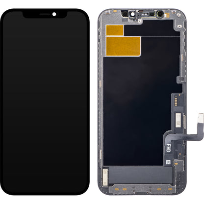 Ecrã tátil ZY para Apple iPhone 12 / 12 Pro, com moldura, versão LCD móvel In-Cell IC, preto