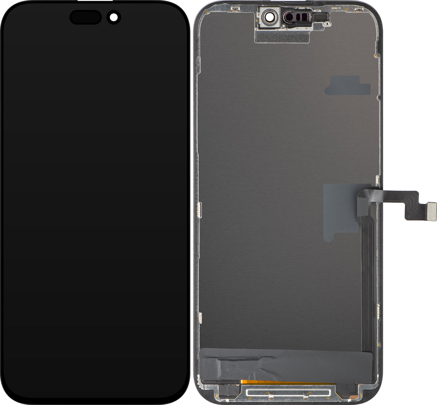Display com Touchscreen ZY para Apple iPhone 16 Pro Max, com Moldura, Versão LCD In-Cell IC Móvel, Preto