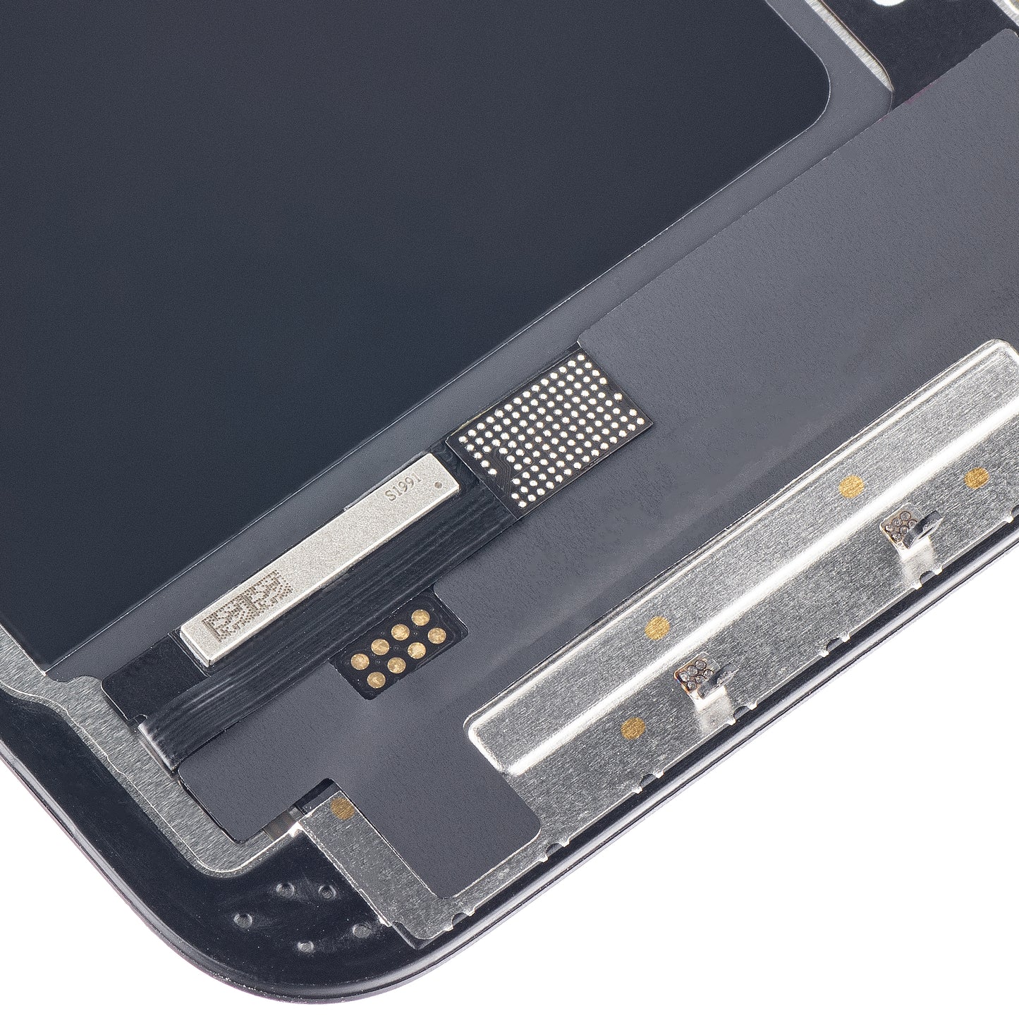 ZY Ecrã tátil para Apple iPhone 14, com moldura, LCD In-Cell IC móvel, preto 