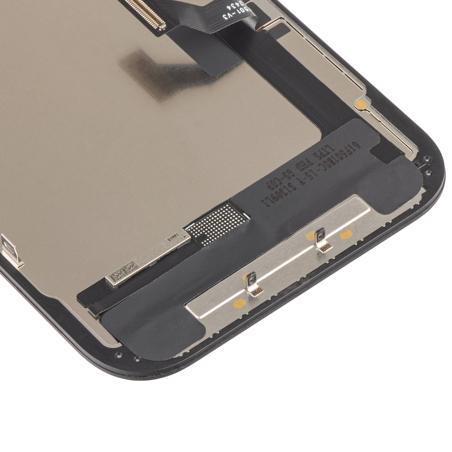 ZY Touchscreen Display for Apple iPhone 15, with Frame, LCD In-Cell IC Movable, Black 