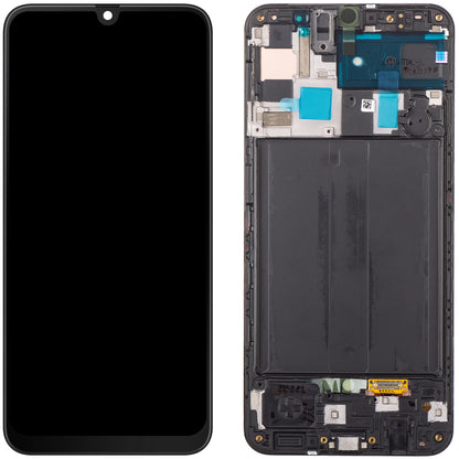 Ecrã tátil Samsung Galaxy A50 A505, com moldura, preto, Service Pack GH82-19204A