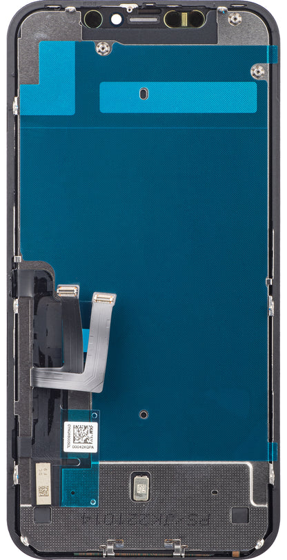 Ecrã tátil JK para Apple iPhone 11, com moldura, versão LCD In-Cell, preto