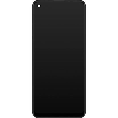 Ecrã tátil Oppo F19 / A74 com moldura, preto, Service Pack 4907039