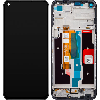 Ecrã tátil Realme Narzo 50 / 8i, com moldura, preto, Service Pack 4908405