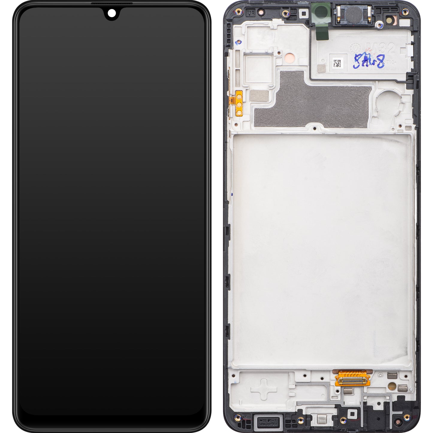 Samsung Galaxy M32 M325 Ecrã tátil Samsung Galaxy M32 M325, com moldura, preto, Service Pack GH82-26193A