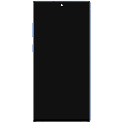 Samsung Galaxy Note 10+ N975 Ecrã tátil com moldura, azul, Service Pack GH82-20838D