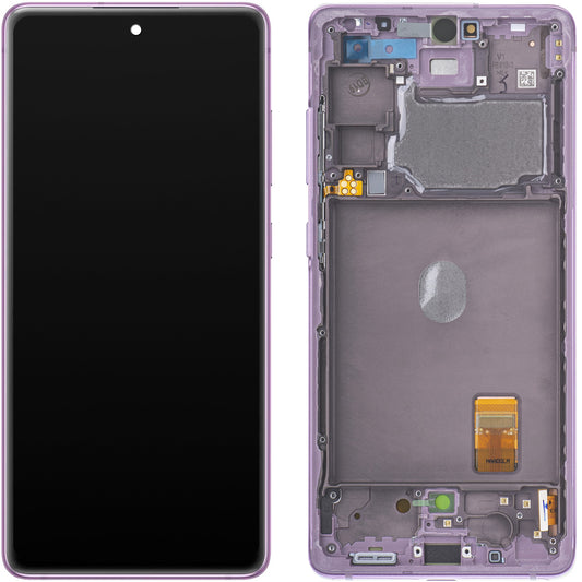 Ecrã tátil Samsung Galaxy S20 FE G780, com moldura, roxo, Service Pack GH82-24219C