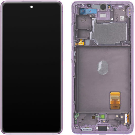 Ecrã tátil Samsung Galaxy S20 FE 5G G781, com moldura, roxo, Service Pack GH82-24214C