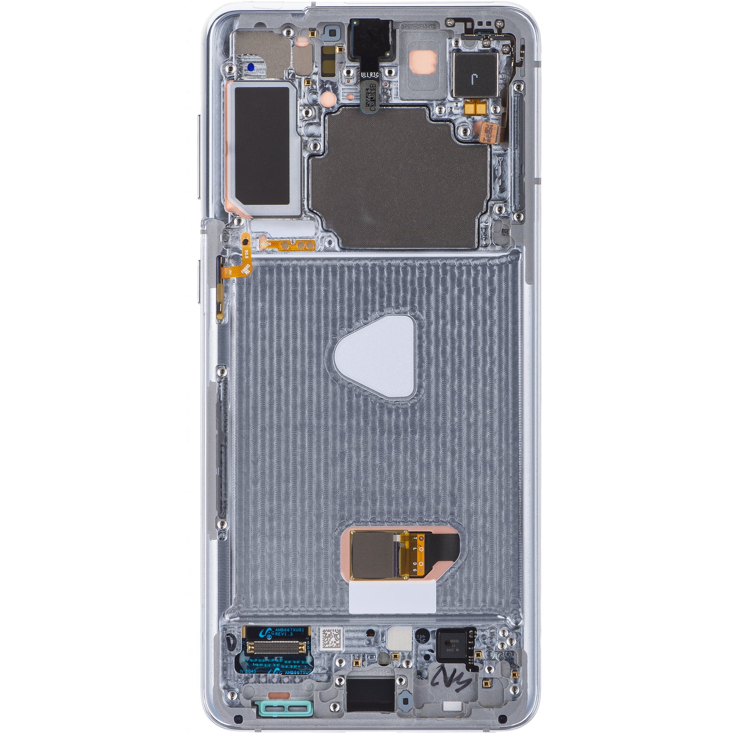 Ecrã tátil Samsung Galaxy S21+ 5G G996, com moldura, prateado, Service Pack GH82-24554C