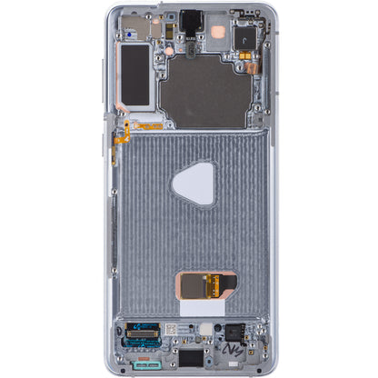 Ecrã tátil Samsung Galaxy S21+ 5G G996, com moldura, prateado, Service Pack GH82-24554C