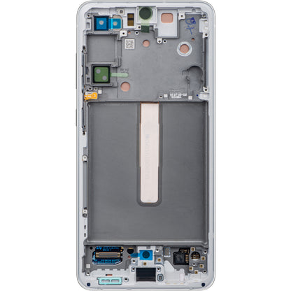 Ecrã tátil Samsung Galaxy S21 FE 5G G990, com moldura, branco, Service Pack GH82-26414B