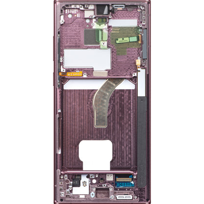 Samsung Galaxy S22 Ultra 5G S908 Ecrã tátil Samsung Galaxy S22 Ultra 5G S908, com moldura, Cherry, Service Pack GH82-27488B