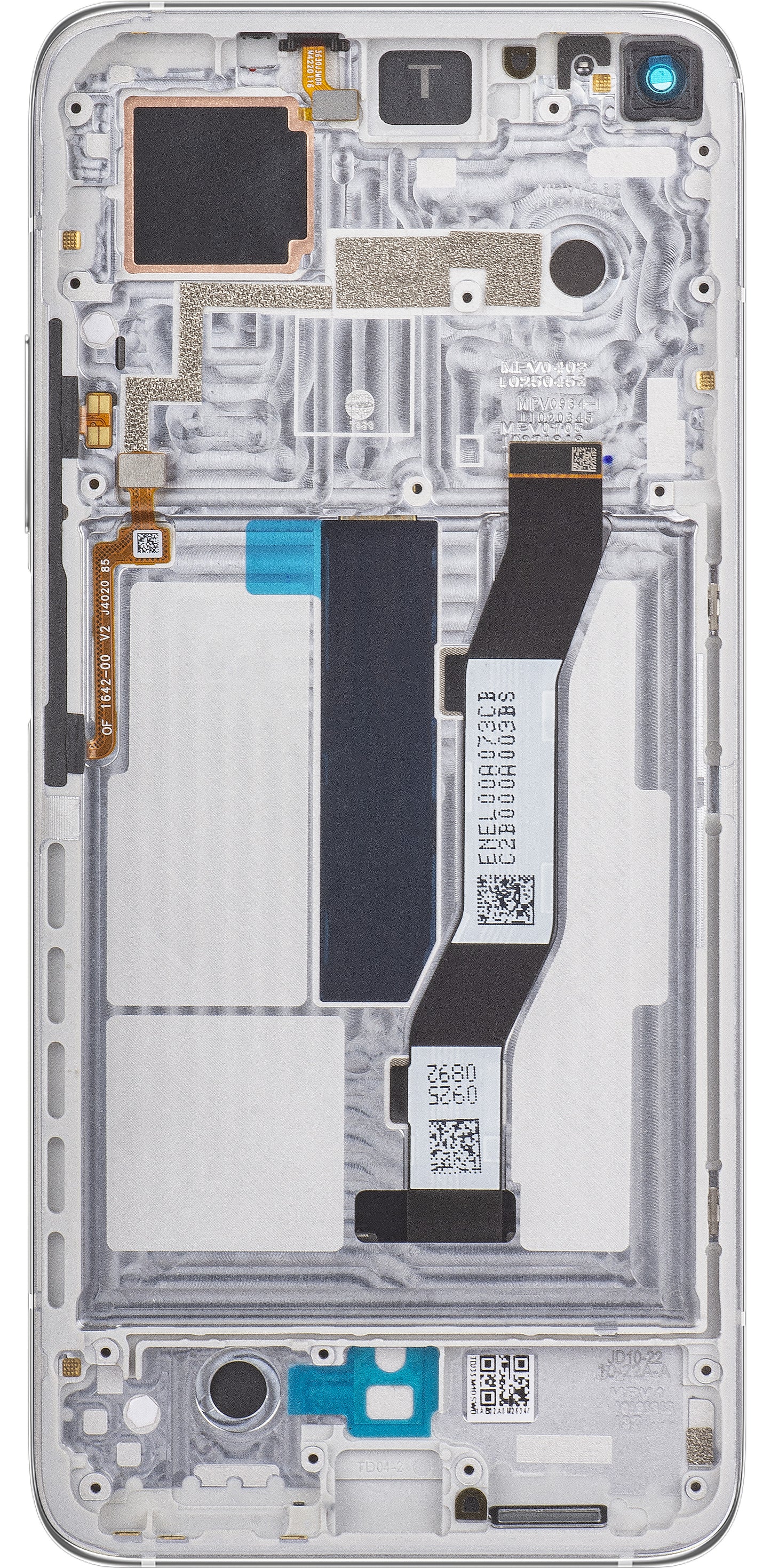 Xiaomi Redmi Redmi K30S / 10T 5G / 10T Pro 5G Ecrã tátil com moldura, prateado, Service Pack 5600040J3S00