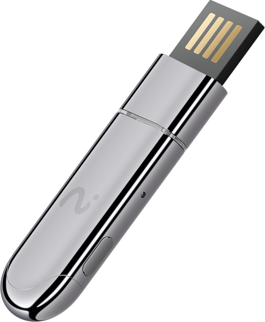 Dongle de Gravação / Gravador Viaim NoteKit AI, USB-C / USB-A, Cinzento